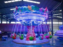 New Design Dinosaur Swing Ride for Italy Customer